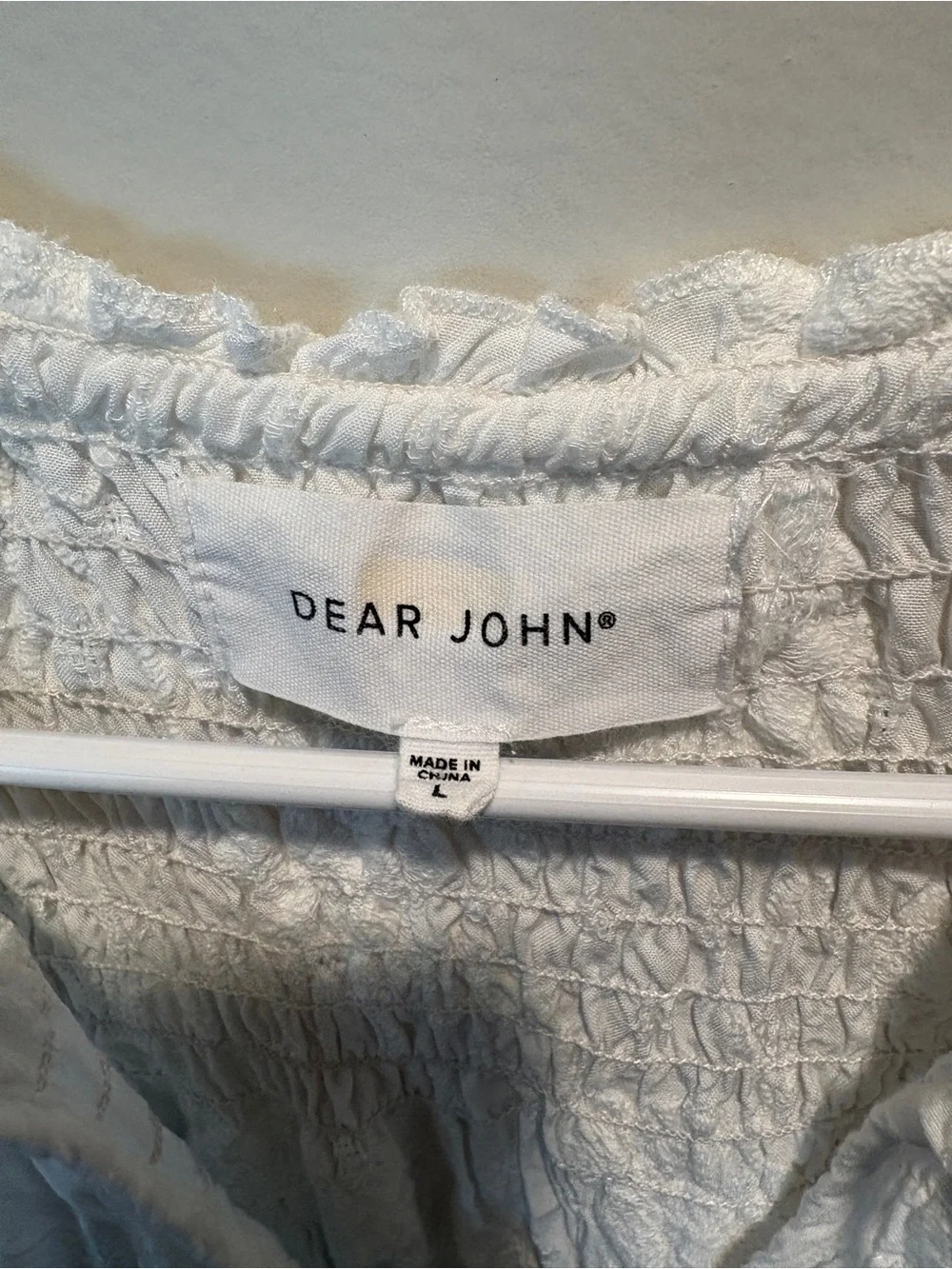 Dear John Weslie Dress, Pearled Ivory